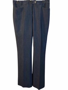 Calvin Klein Modern Fit Low-Rise Charcoal/Black Dress Pants EC Size 2